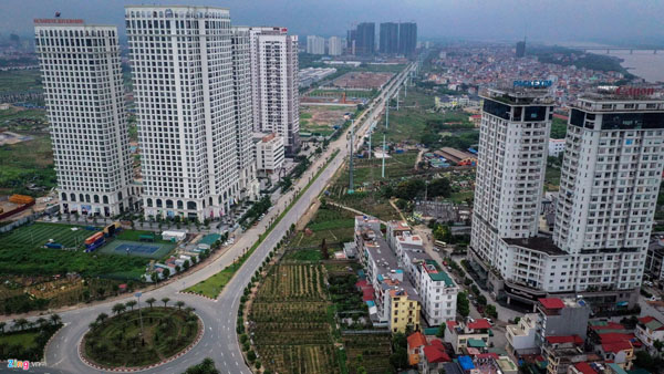 'Rừng chung cư' dọc tuyến đường ngoại giao ra sân bay Nội Bài