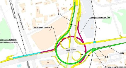 Moskva: Khánh thành cầu vượt ở giao lộ với MKAD