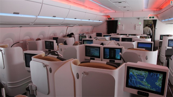 Cận cảnh nội thất dòng máy bay A350XWB Việt Nam sắp nhận