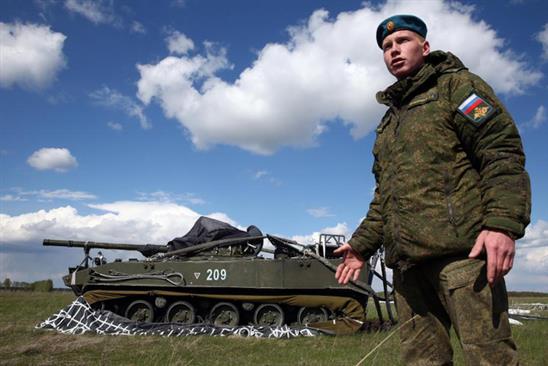Cận cảnh xe tăng Nga 