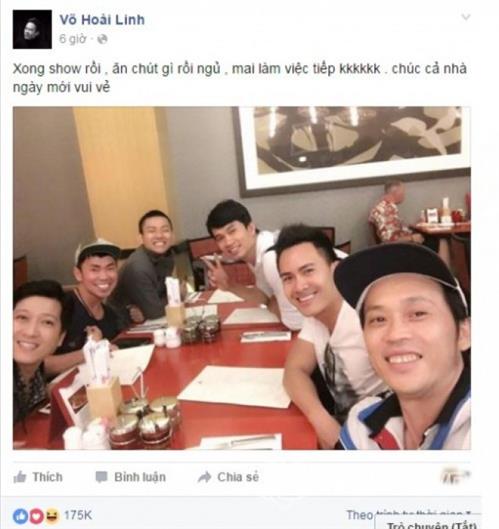 Hoài Linh lần đầu khoe con trai ruột trên facebook