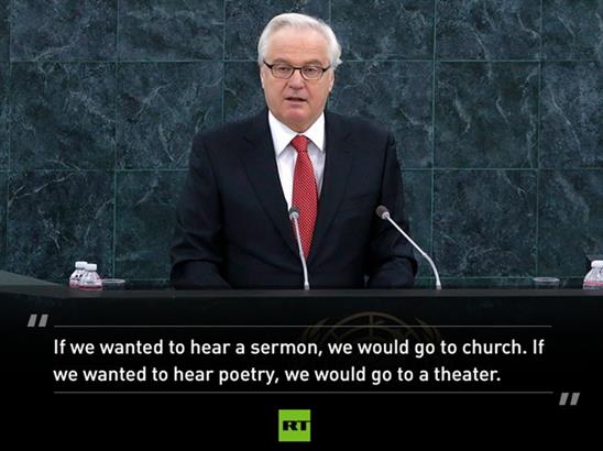 Những phát ngôn cứng rắn nhất sự nghiệp của Đại sứ Churkin tại LHQ