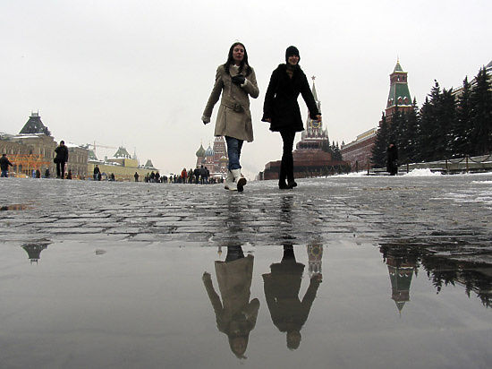 Thời tiết ấm áp kỷ lục ở Moskva