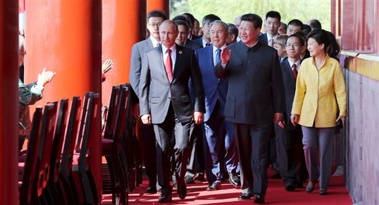 Ông Putin đã tham dự cuộc diễu binh của Trung Quốc kỷ niệm 70 năm chiến thắng Nhật Bản