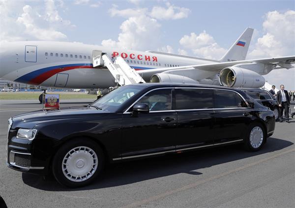 Cận cảnh dàn xe hộ tống Tổng thống Putin tại Phần Lan