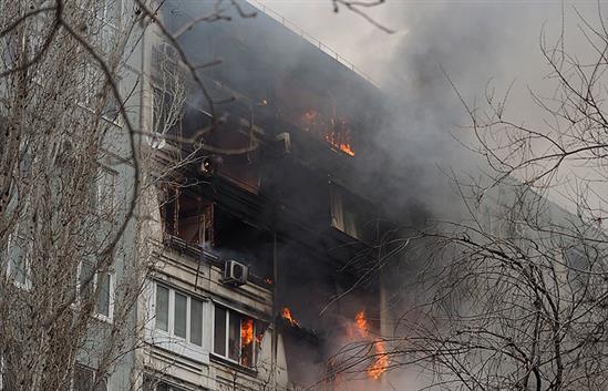 Nổ khí gas tại Nga, 2 trẻ em bị thương