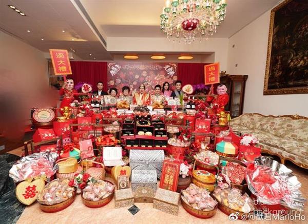 Choáng với sính lễ toàn vàng ròng trong đám cưới con gái 'vua sòng bạc Macau'