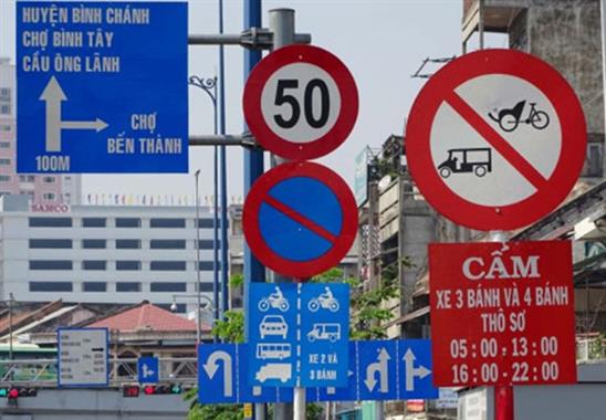 Trước 1/3 hoàn thành gỡ hết biển báo 50km/h ở đường đôi
