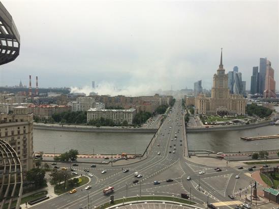 Moskva: Cháy nhà kho ở gần ga Kievsky, TTTM 