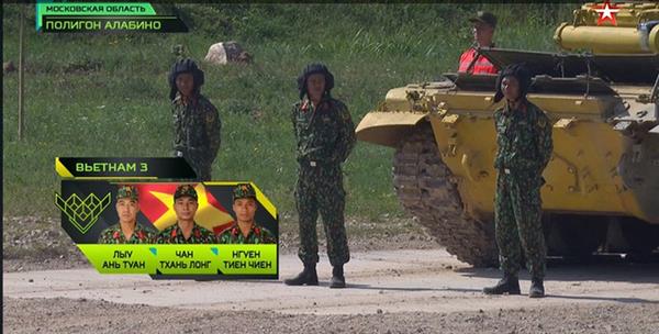 Cuộc đua xe tăng Biathlon ở Nga: Kíp tăng Việt Nam 3 xuất sắc hạ 4/5 bia