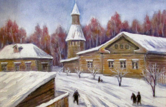 Một người Việt vẽ nước Nga