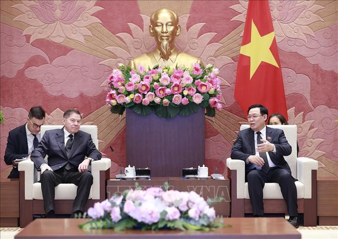 Chủ tịch Quốc hội tiếp Chánh án Tòa án Tối cao Liên bang Nga