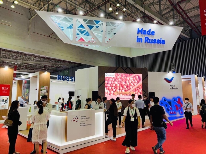 Khai mạc phòng trưng bày ''Made in Russia'' tại Triển lãm VIETFOOD & BEVERAGE 2023