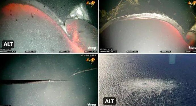 Công bố video cận cảnh lỗ thủng lớn tại đường ống Nord Stream