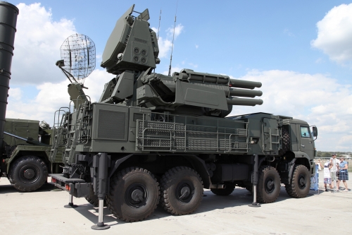 Cận cảnh 'mãnh thú' Pantsir-S1 Nga đang canh gác bầu trời Syria