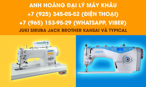 Anh Hoàng đại lý chính thức bán máy khâu công nghiệp JUKI SIRUBA Jack Brother Kansai và Typical