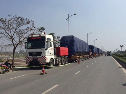 Toa tàu đường sắt Cát Linh- Hà Đông được chuyển về Hà Nội như thế nào?