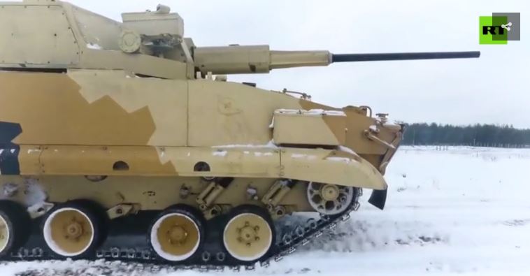 Uy lực của thiết giáp AU-220M Nga