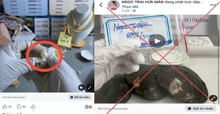 Chiêu trò livestream 'mở ngọc trai': Hứa lãi tiền tỷ, coi chừng sập bẫy mất trắng