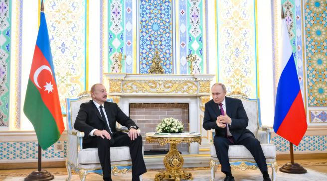 Tổng thống Azerbaijan cảm ơn ông Putin vì thông tin về vụ tai nạn máy bay AZAL