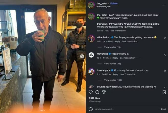 Đoạn clip mới của Thủ tướng Israel lại gây tranh cãi