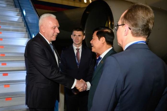 Đoàn đại biểu Nga đến Hà Nội dự Lễ mở ký Công ước Liên hợp quốc