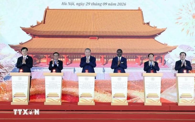 Tổng Bí thư, Chủ tịch nước Tô Lâm dự Lễ khởi công Dự án đầu tư bảo quản, tu bổ, phục hồi Điện Kính Thiên