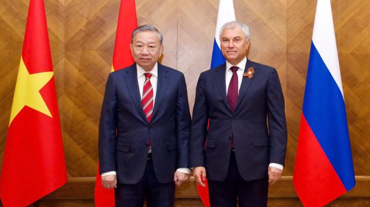 Chủ tịch Duma Quốc gia Nga hội kiến Tổng Bí thư Tô Lâm