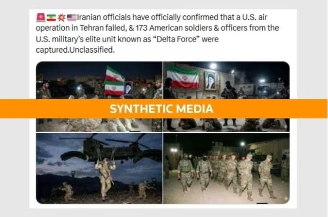Hình ảnh 173 lính đặc nhiệm tinh nhuệ Mỹ bị Iran bắt sau đòn không kích lan khắp mạng: Thực hư ra sao?