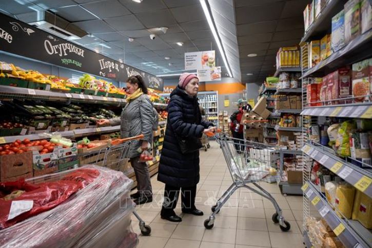 Nga: Lạm phát tăng trở lại