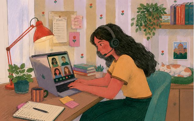 Cháu gái làm việc từ xa, bị dì khẳng định 