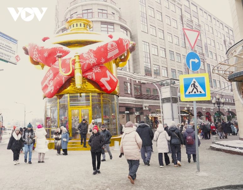 Hình ảnh nước Nga những ngày đầu năm mới