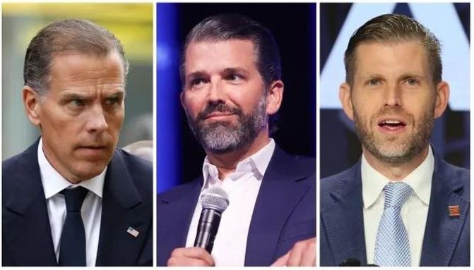 Con trai ông Biden thách đấu con trai ông Trump