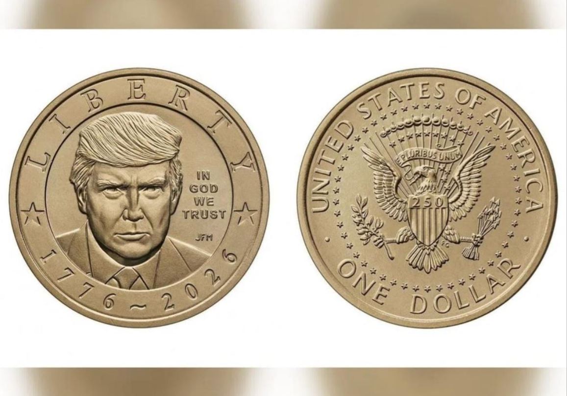 Mỹ sản xuất đồng xu 1 USD có hình ông Trump