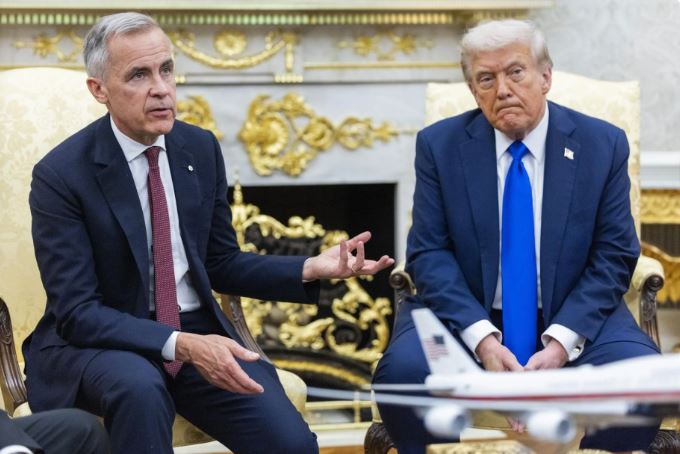 Ông Trump dọa áp thuế 100% lên Canada nếu ký thỏa thuận với Trung Quốc