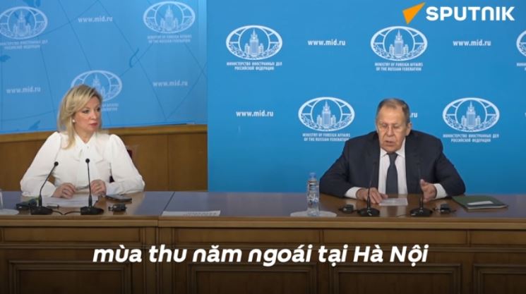 Bộ trưởng Ngoại giao Nga về việc ký kết Công ước của Liên Hợp Quốc về chống tội phạm mạng tại Hà Nội