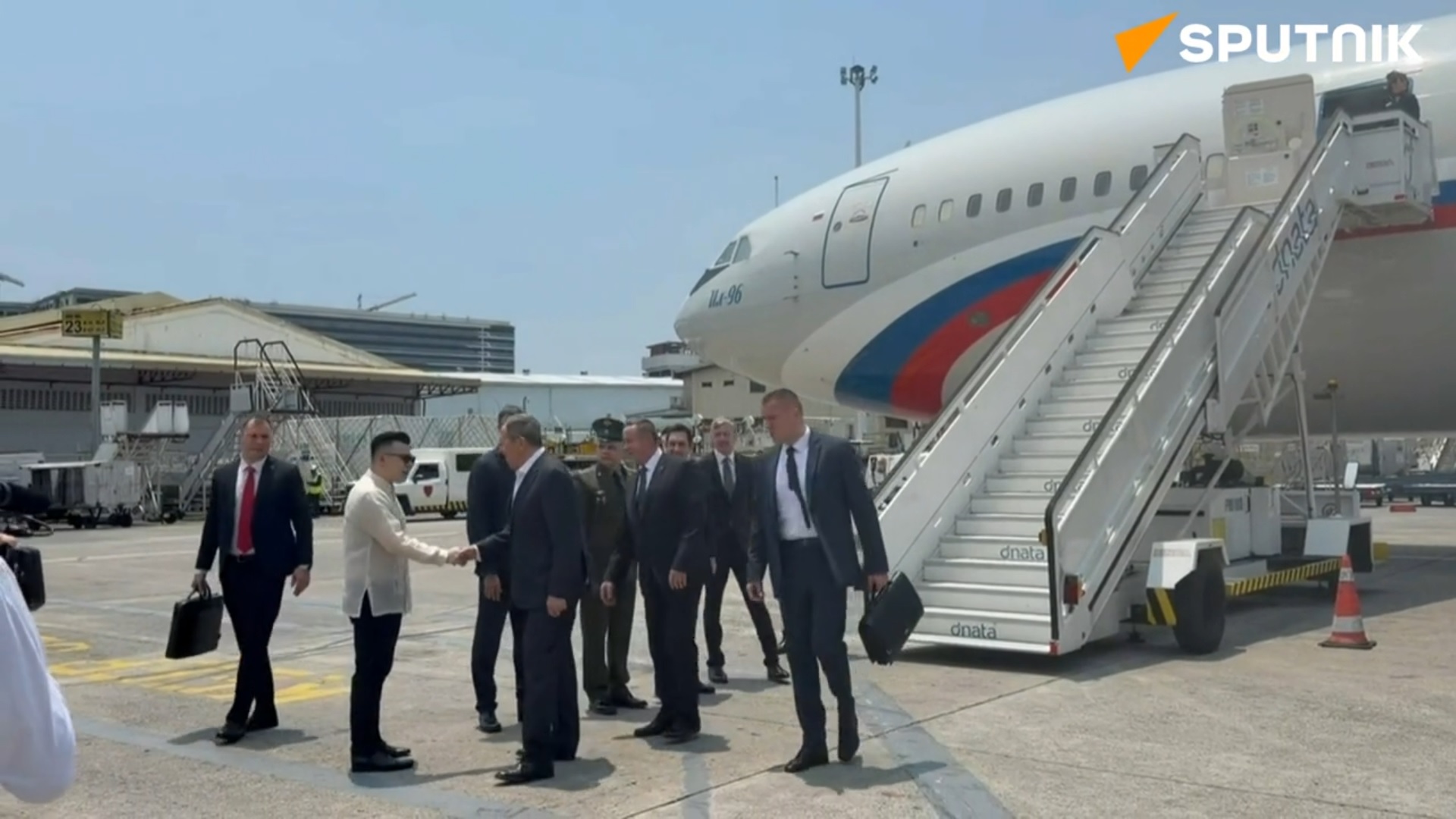 Ngoại trưởng Nga Lavrov đã tới Philippines tham dự các hoạt động của ASEAN