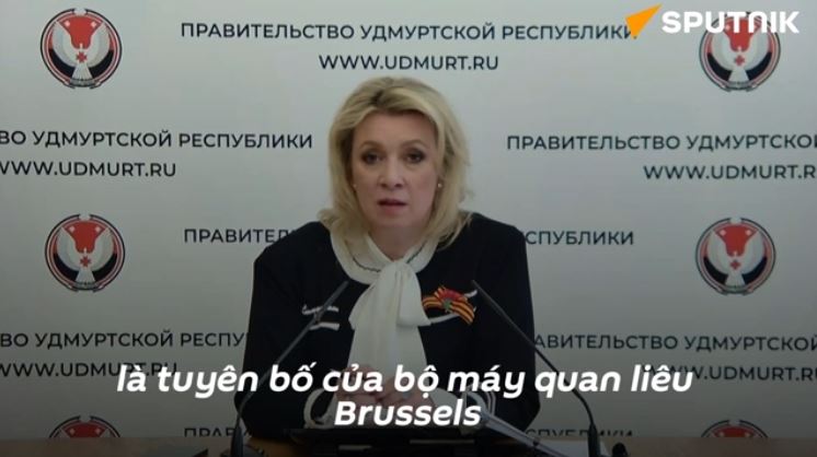 Bộ Ngoại giao Nga bình luận việc EU đưa ra gói trừng phạt kế tiếp chống Nga