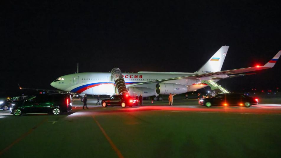 Tổng thống Putin đã đến Vladivostok, Nga