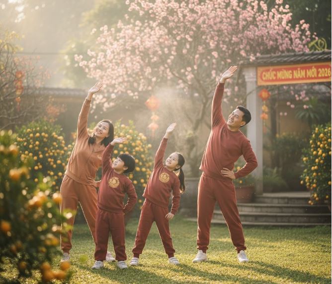 Bí quyết để cả gia đình khỏe đẹp trong kỳ nghỉ Tết
