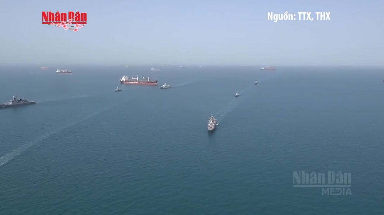 Nga và Iran tập trận hải quân chung giữa lúc căng thẳng leo thang