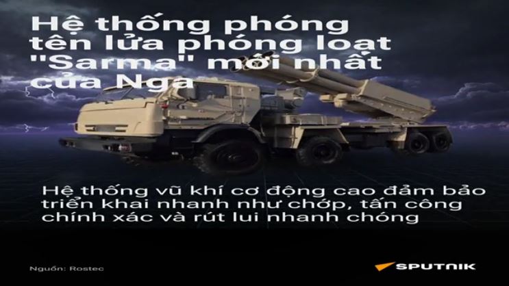 Pháo kích tấn công: khả năng chiến đấu của hệ thống tên lửa phóng loạt mới «Sarma»