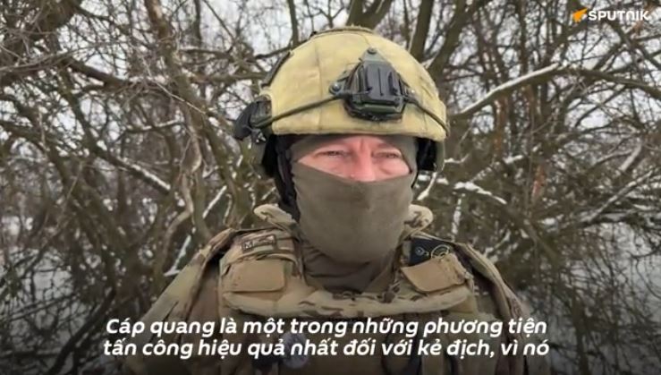 UAV điều khiển bằng cáp quang giúp quân đội Nga chiếm ưu thế trên chiến trường