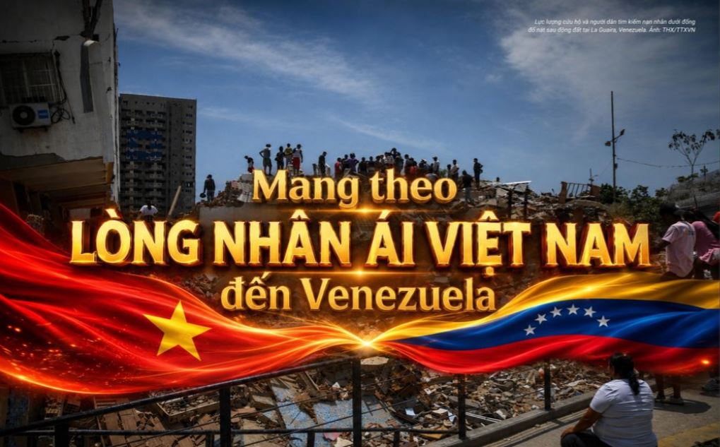 Mang theo lòng nhân ái Việt Nam đến Venezuela