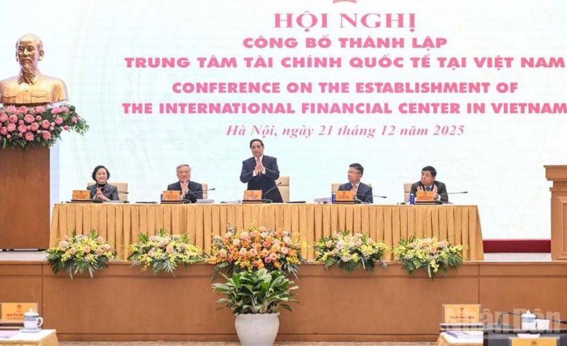 Thủ tướng Phạm Minh Chính chủ trì Hội nghị công bố thành lập Trung tâm tài chính quốc tế tại Việt Nam