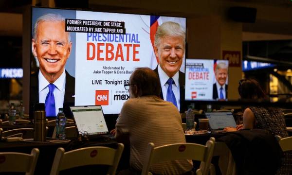 Ông Trump - Biden đang bước vào màn tranh luận lịch sử