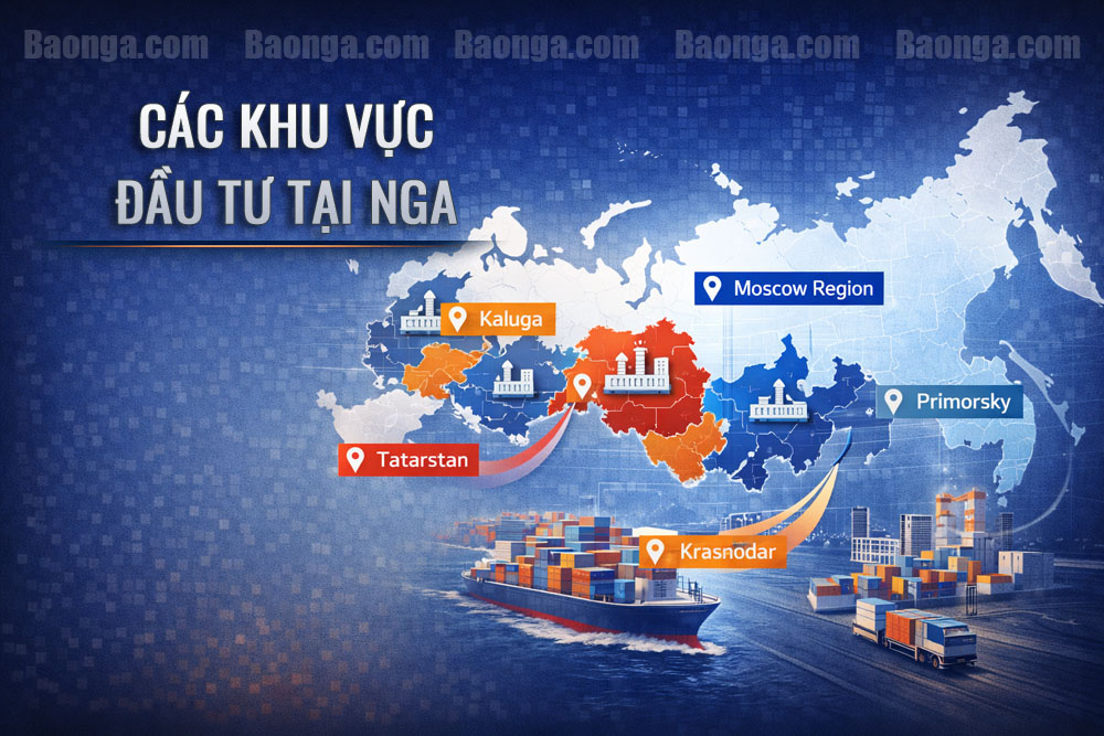 Bài 11: Các khu vực đầu tư đáng chú ý tại Nga - Lựa chọn địa điểm nào cho nhà máy sản xuất? (Phân tích thị trường cập nhật đến năm 2026)