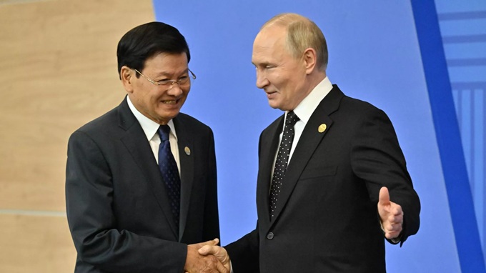 Tổng thống Nga Putin sẽ hội đàm với Chủ tịch Lào