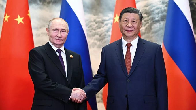 Ông Putin gửi điện mừng tới Tập Cận Bình nhân dịp kỷ niệm 75 năm thành lập nước CHND Trung Hoa