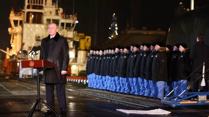 Tổng thống Putin cho phép hạ thủy tàu ngầm Perm, tàu ngầm thường xuyên mang tên lửa Zircon